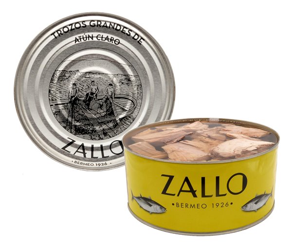 Atún Claro Zallo en Aceite de Oliva 1 kg | Lomos Seleccionados Gourmet