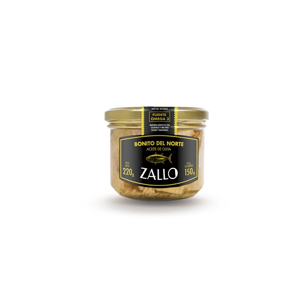 Lomos de bonito del norte de costera Zallo, en aceite de oliva 220g