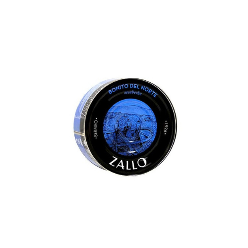 Peso neto/ escurrido: 266g/175g Ingredientes: Bonito del Norte (66%), vinagre de vino, aceite de oliva, aroma natural de ajo y sal.  Información nutricional medios por 100g de peso escurrido): Valor energético 444 kjul / 106 kcal Grasa (de las cuales) 4,1