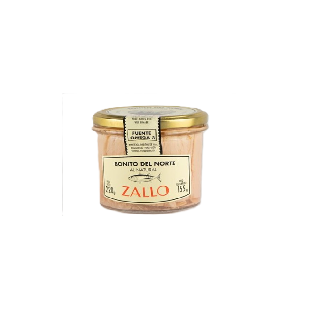 Lomos de Bonito del Norte al natural - Tarro 220g
