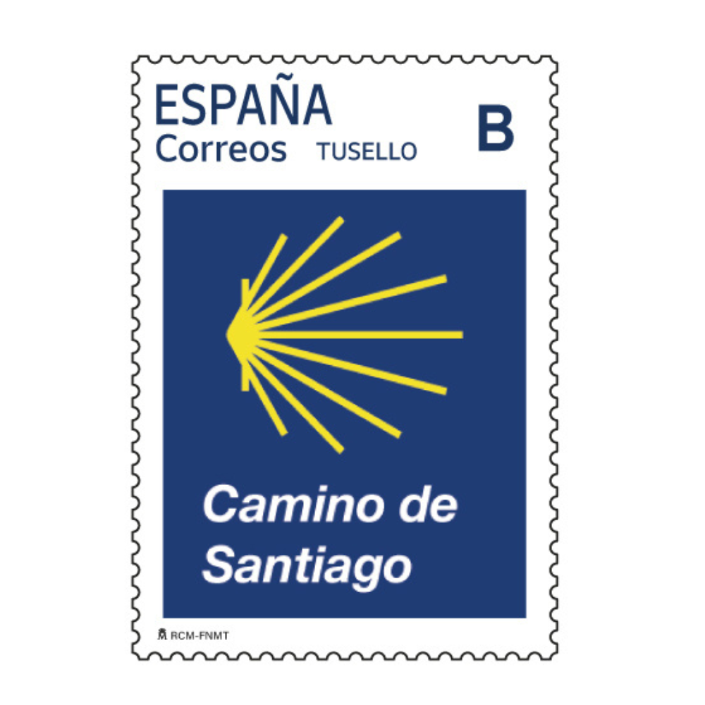 tarifa B 100 sellos Camino de Santiago concha amarilla