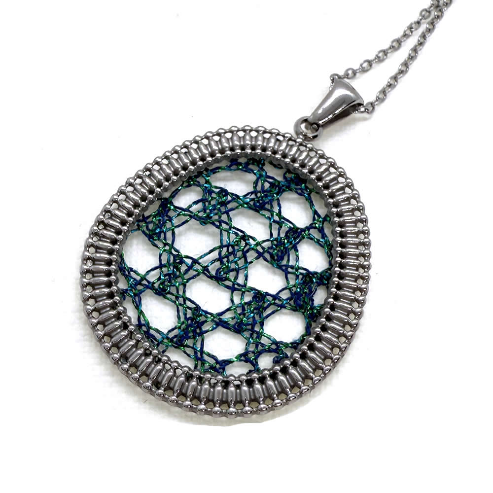 Collar Ovalado Turquesa
