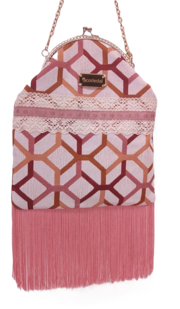 Bolso Mosaico en rosa