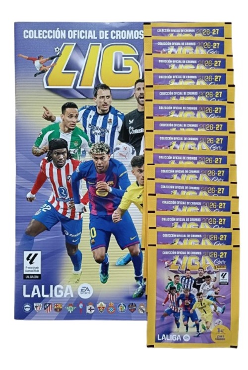 PANINI Liga Este 2026 2027 15 sobres + Álbum de obsequio Liga Este Panini