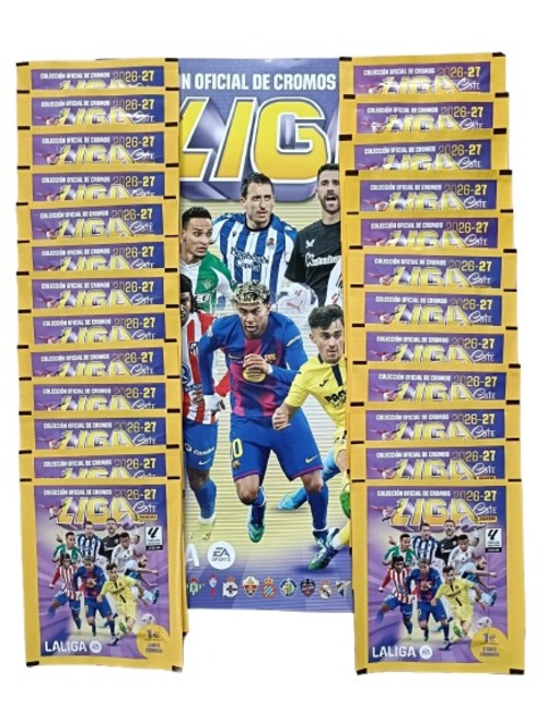 PANINI Liga Este 2026 2027 20 sobres + Álbum de obsequio Liga Este Panini