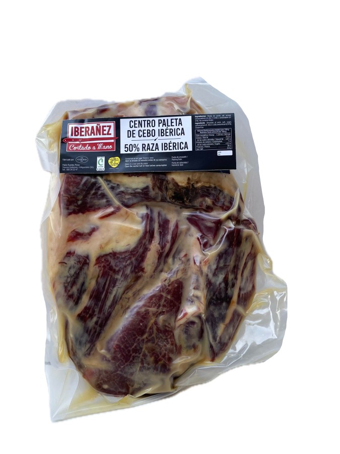 Iberañez Centro de Paleta Deshuesada Cebo 50% Ibérica