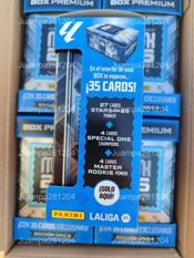 miniatura Box Premium 25 aniversario 2026-27 Megacracks Panini la Liga 26/27 Edición Única