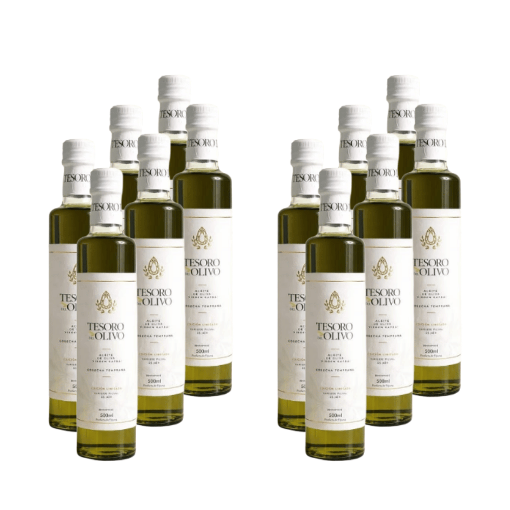 Pack de 12 de 500 ml de Aceite de Oliva Virgen Extra Premium de Jaén 