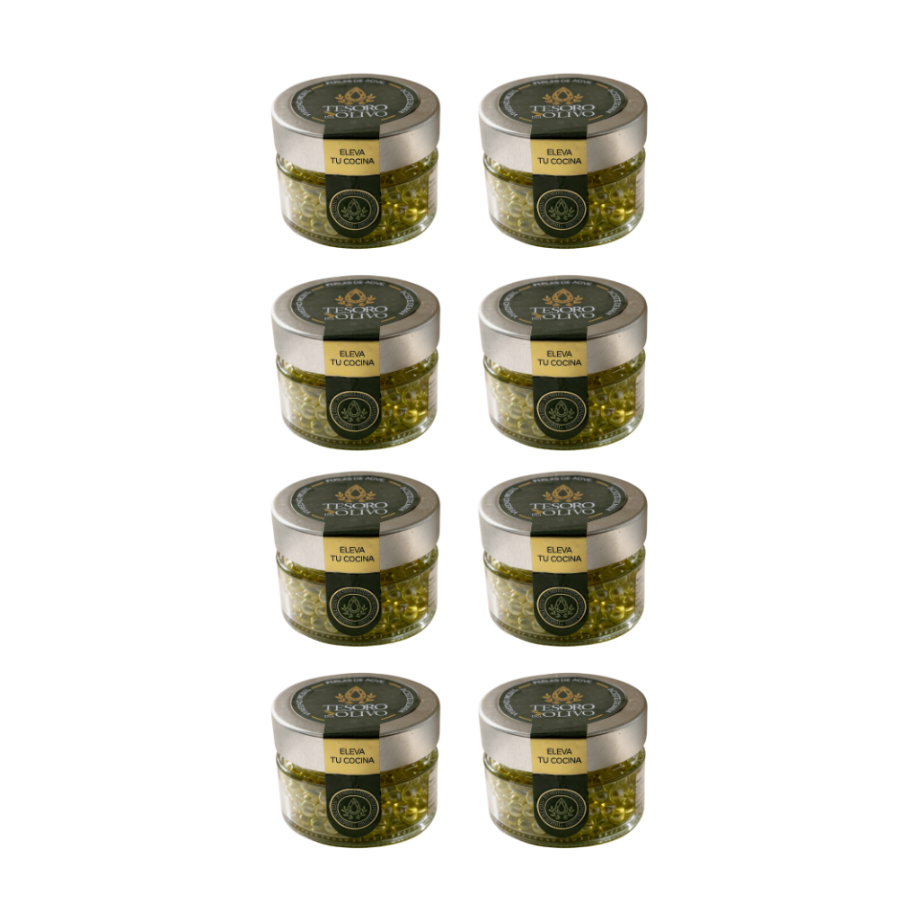 Perlas de aceite de oliva virgen extra premium
