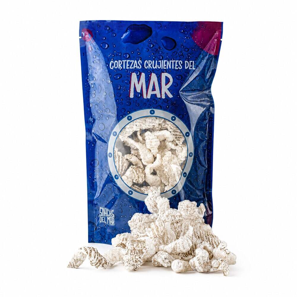 Snacks del mar Cortezas de bacalao Snacks del Mar 70% Proteina