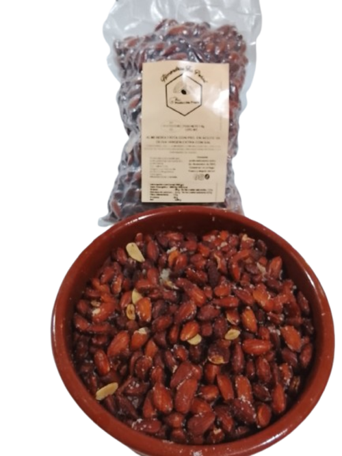 Tío Peñas Almendra frita con piel en aceite de oliva virgen extra con sal 1kg