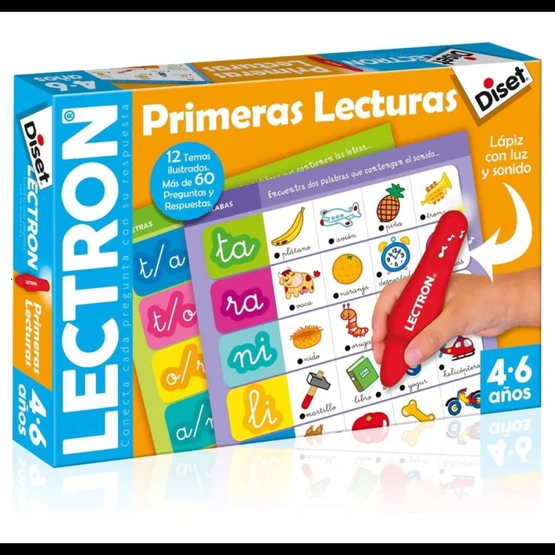 Diset Juego educativo Lectron Primeras Lecturas - Jumbo Diset +4-6A