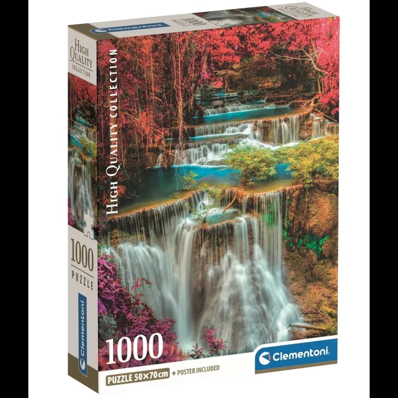 Clementoni Puzzle 1000 Piezas Cataratas Huay Mae Khamin - Clementoni