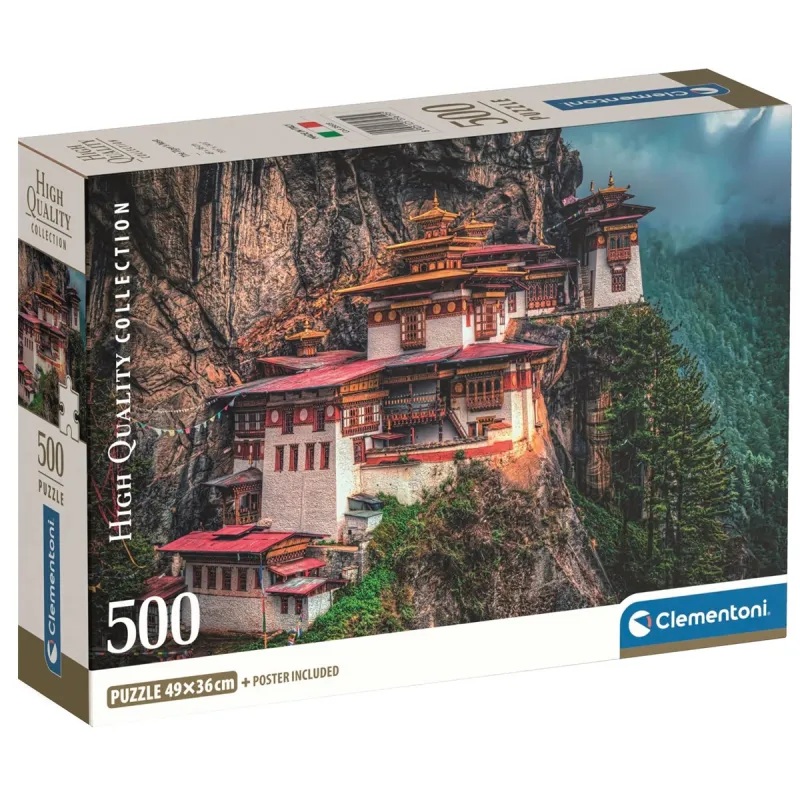 Clementoni Puzzle 500 piezas Nido del Tigre - Clementoni