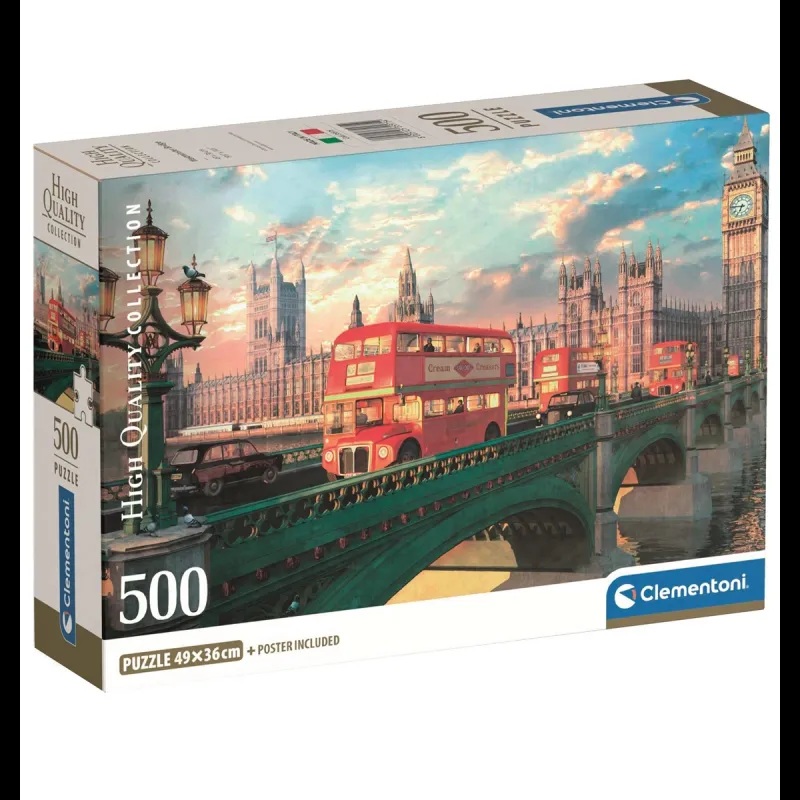 Clementoni Puzzle 500 piezas Puente de Westminster - Clementoni
