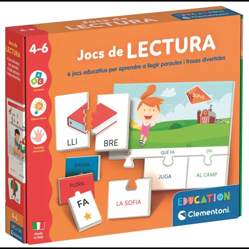 Clementoni Jocs Educatius de Lectura en Catalán - Clementoni +4-6A
