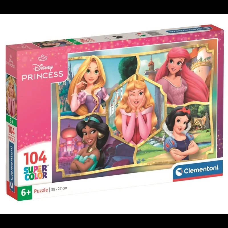 Disney Puzzle 104 piezas Posado de Princesas Disney +6A