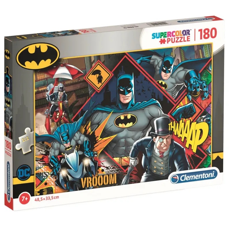 Spiderman Puzzle 180 piezas de Batman contra El Pingüino +7A