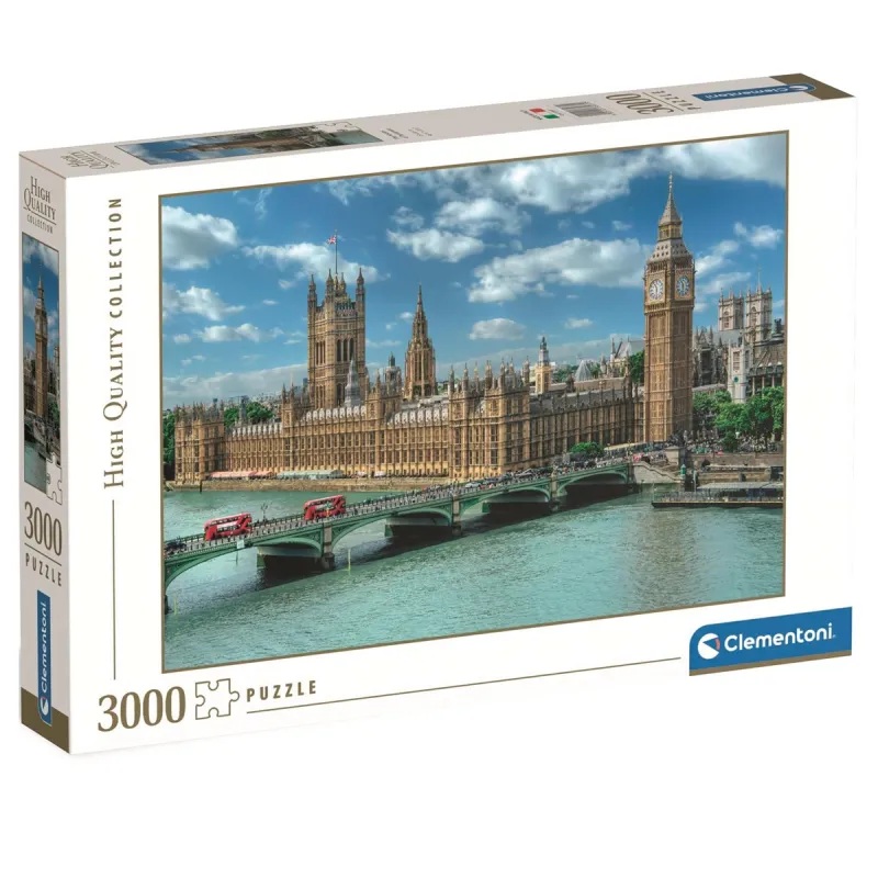 Clementoni Puzzle 3000 piezas Cámara parlamento Británico de Clementoni