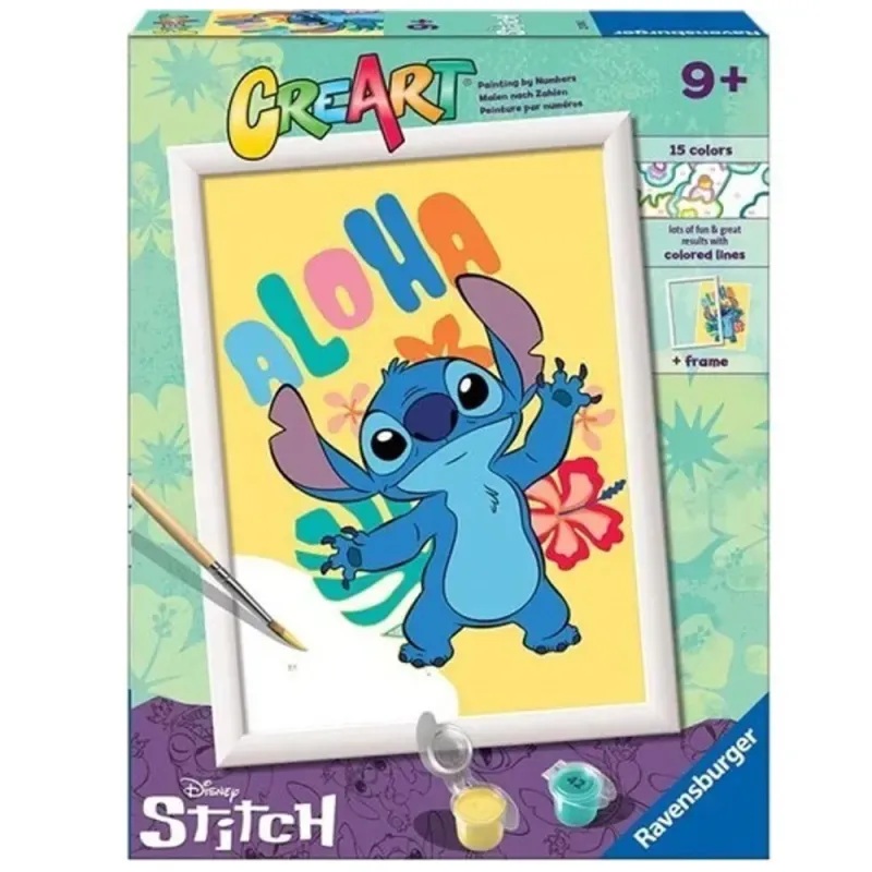 Ravensburger Pintar por números Aloha Stitch CreArt Serie D