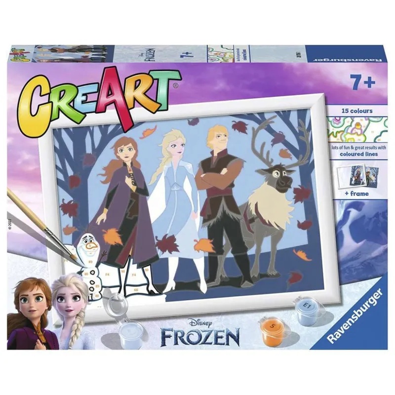 Disney Pintar por números Frozen Los mejores amigos CreArt Serie D