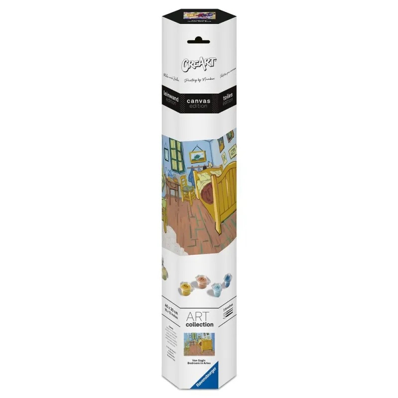 Ravensburger Set Pintar por números Dormitorio de Arlés Van Gogh CreArt Serie Premium - Ravensburger