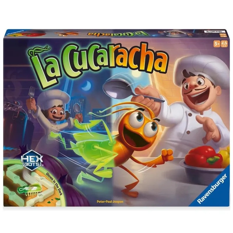 Ravensburger Juego de Mesa La Cucaracha Brilla en la Oscuridad - Ravensburger +5A