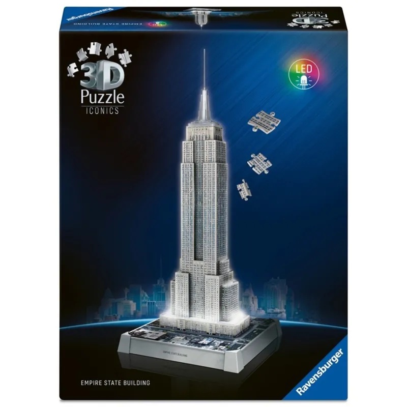 Ravensburger Puzzle 3D Edificio Icónico Empire State de 241 Pzas. - Ravensburger