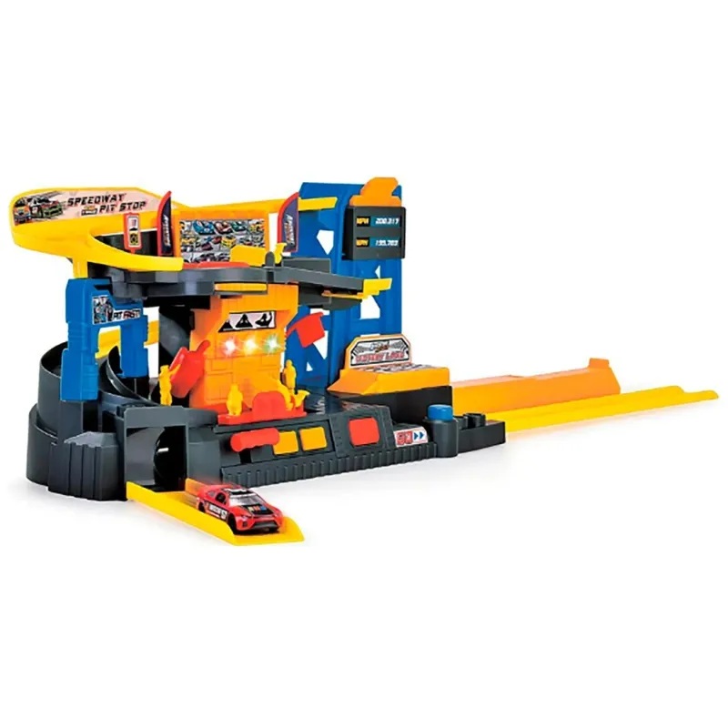 Mattel Circuito Adventure Force Nascar Speedway.pit Stop