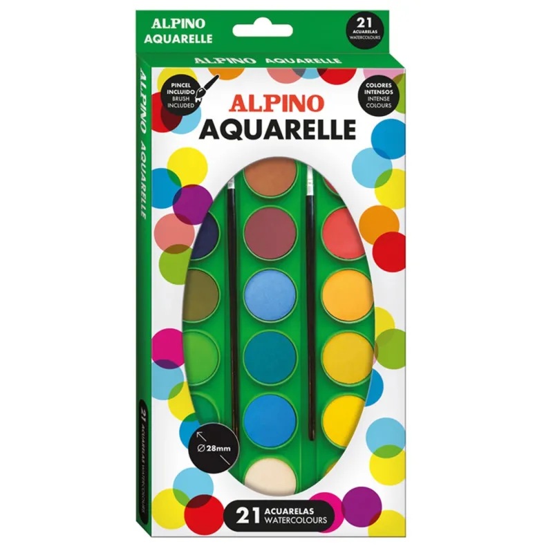 Alpino Estuche acuarelas Mediano - Alpino