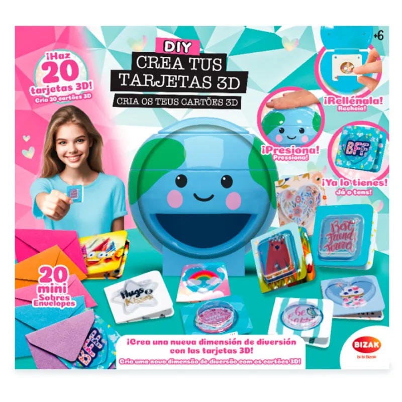 Bizak Juego Crea tus Tarjetas en 3D - Bizak +6A