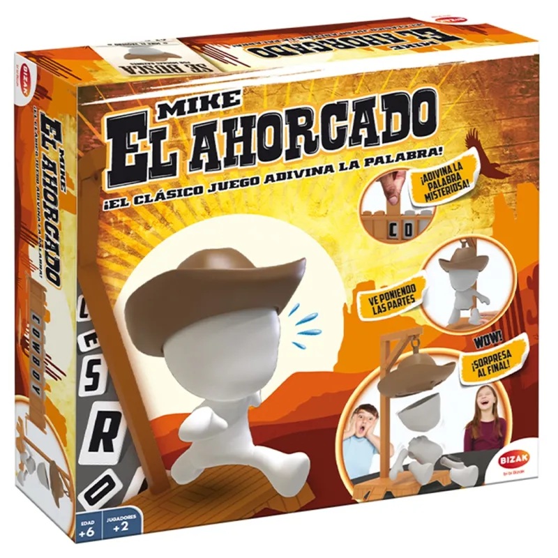 Bizak Juego de Mesa El Ahorcado Mike - Bizak +6A SP