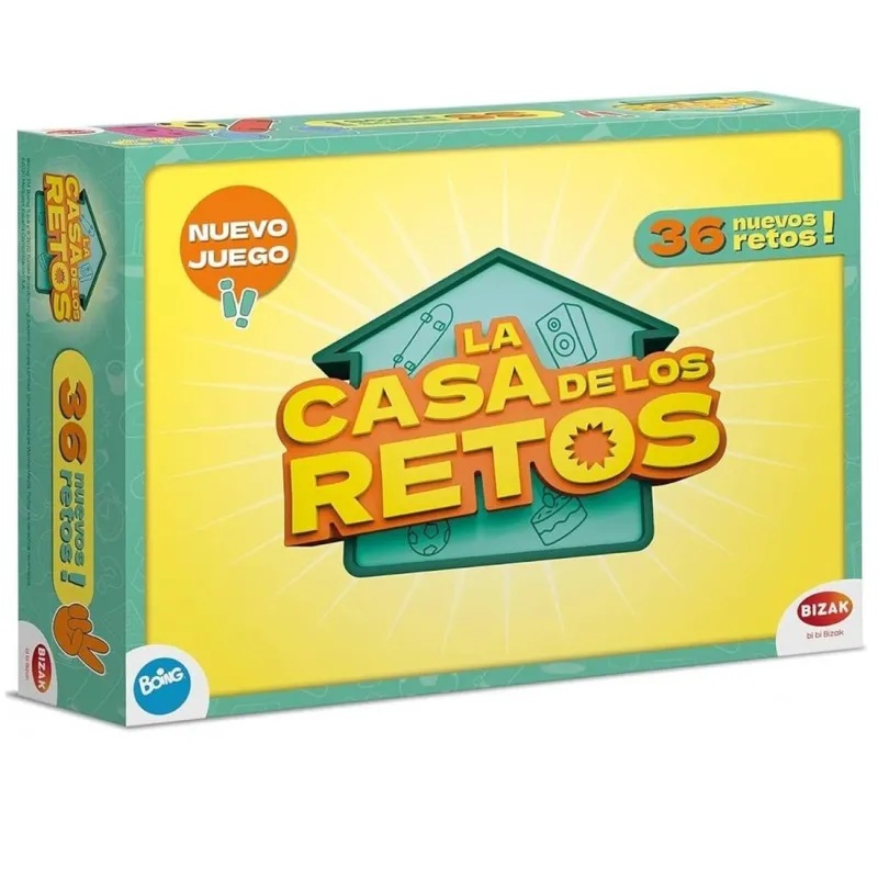 Bizak Juego de Mesa La Casa de Los Retos con nuevos Juegos - Bizak +6A SP