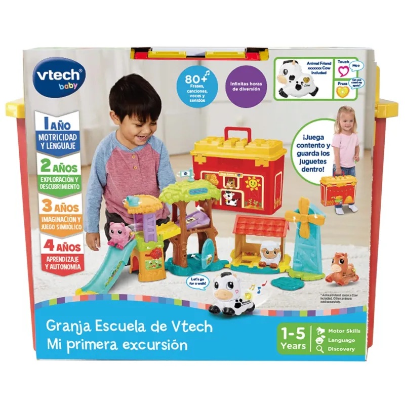Vtech Granja Escuela Mi primera Excursión - Vtech con la Vaca lechera