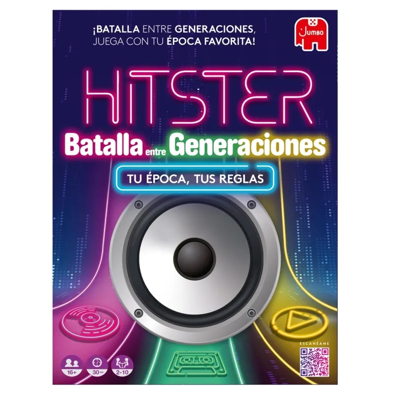 Diset Juego de Mesa Hitster Batallas de Generaciones - Jumbo Diset SP +16A