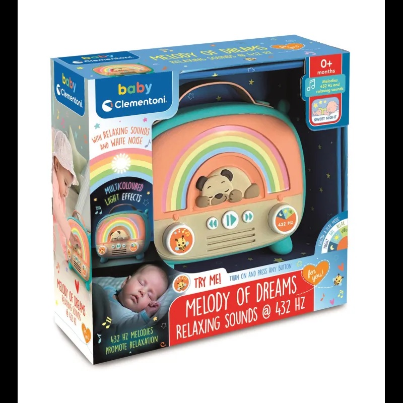 Clementoni Consola Musical para Bebés Melodía de sueños con luz y sonidos - Clementoni