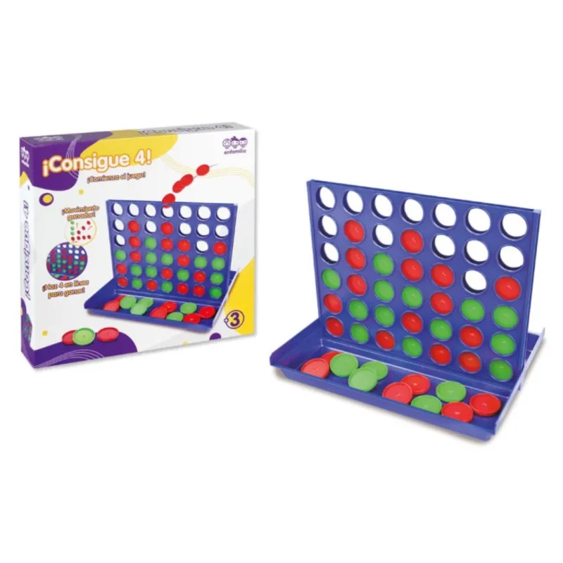 Jugatoys Juego de Mesa Consigue cuatro +4A