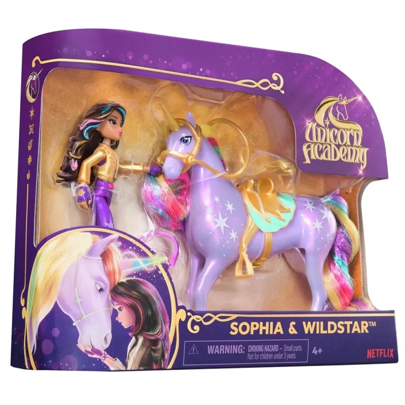 Jugatoys Muñeca Sophie y Unicornio Wildstar