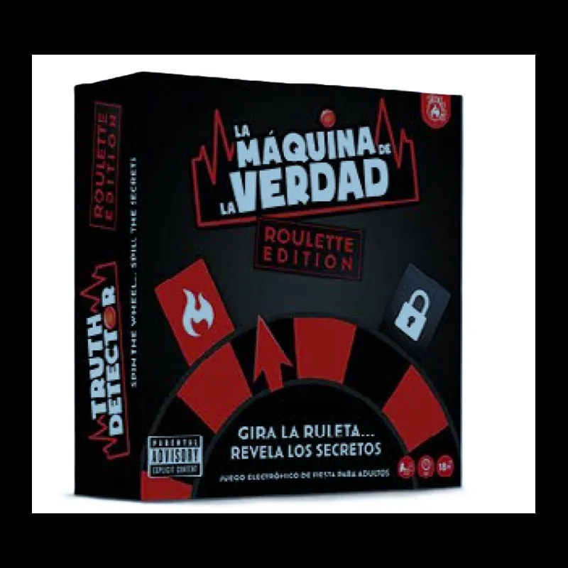 Play Fun Juego de mesa La Máquina de la Verdad Edición ruleta +18A SP - Imc Toys