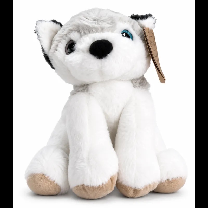 Famosa Peluche Nature Perrito Husky gris/blanco - Famosa