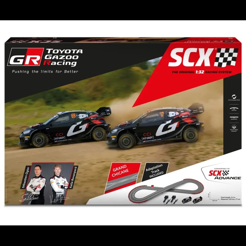 Scalextric Circuito de Coches Original Toyota GaZoo Racing +6A - Scalextric classic