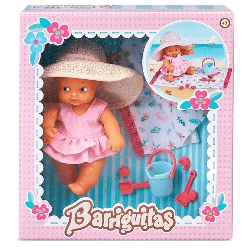 Barriguitas Muñeca Barriguitas Bebé en la playa - Famosa