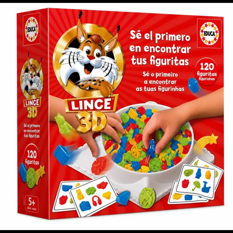 Educa Juego de Mesa el Lince 3D - Educa +5A