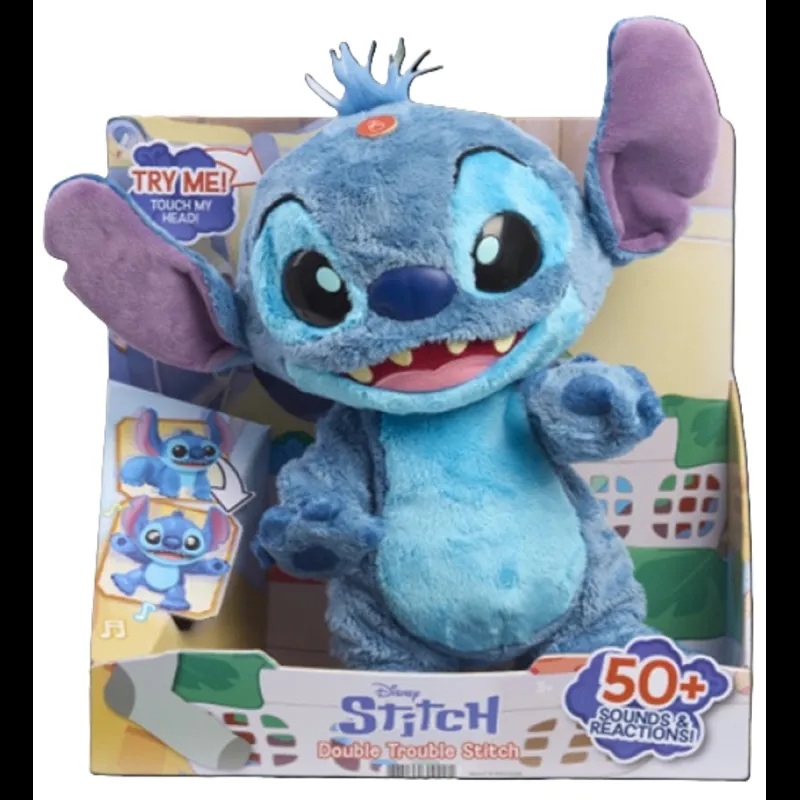 Furreal Peluche Interactivo Stitch con función doble - Disney