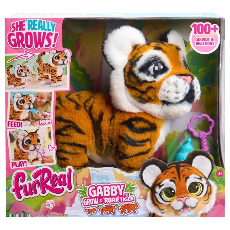 Furreal Peluche interactivo Tigre Gabby que crece y ruge de FurReal