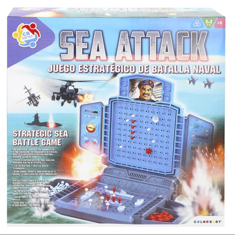 Color Baby S.L. Juego de Mesa Estrategia Batalla Naval +6A