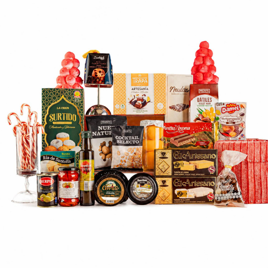 Cesta de Navidad Gourmet Sin Alcohol Delicias Tradicionales (Ref 905)