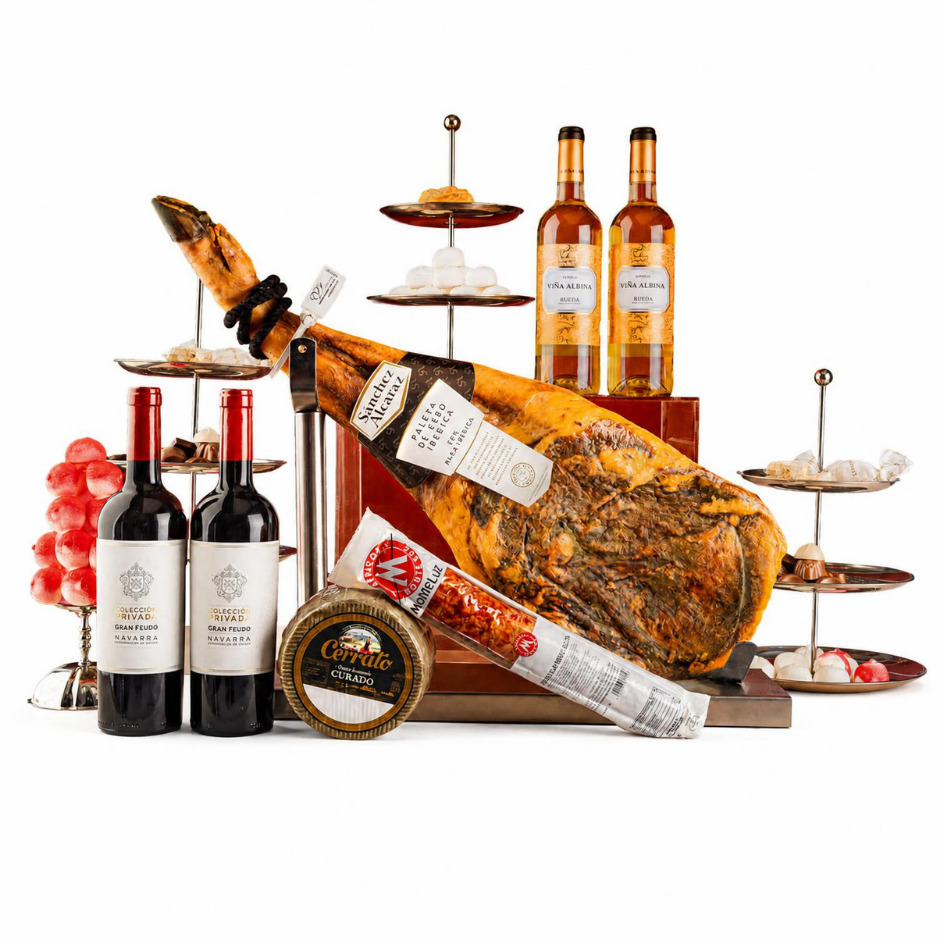 Cesta Gourmet Ibérica con Paleta (Ref 915)