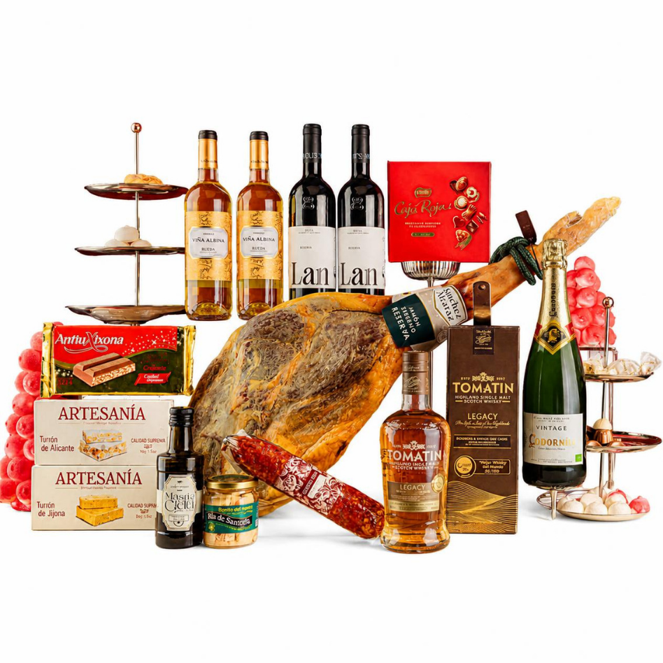 Cesta de Navidad Premium Reserva & Whisky Tomatin (Ref 916)