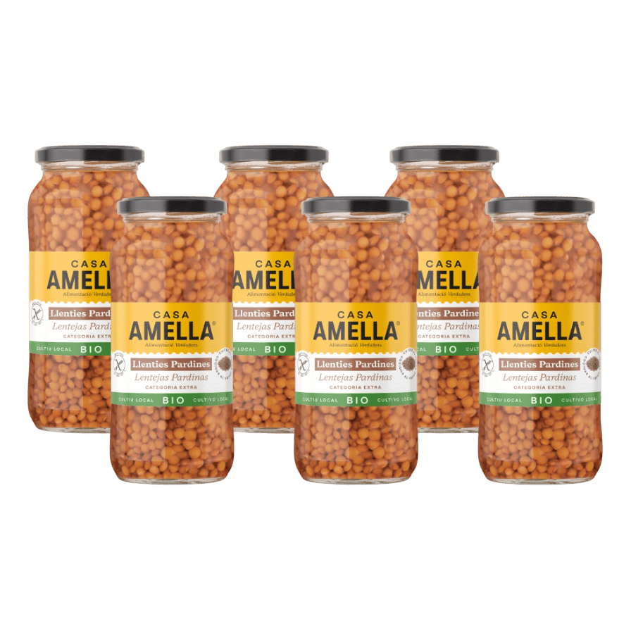 Casa Amella Pack Lentejas Pardinas Bio 540g Sin Gluten